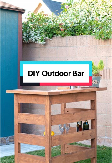 DIY Outdoor Bar and Potting Bench For Beginners