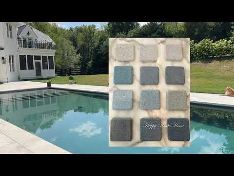 How to Choose the Water Color when Building a Swimming Pool | Our Pool Water Color | Building a Pool