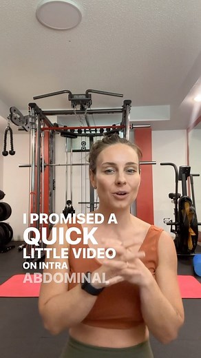 Intra abdominal pressure ! Trying my best to explain this to you guys a little bit better. You’ll notice how all of my videos with DR or pelvic floor circuits will give cues on when to breathe in and when to breathe out. This is because in order to get the full benefit of these circuits you need to regulate intra abdominal pressure. So I’m hoping by explaining what’s happening within the body, it helps you connect a little better while doing these circuits so that you can fully rehabilitate! Was