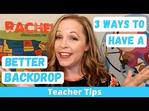 3 Ways to Have a Better Backdrop | Online Teaching | Teacher tips | Qkids