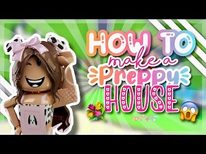 How to make a PREPPY HOUSE in adopt me *shocked with results* 😱💕
