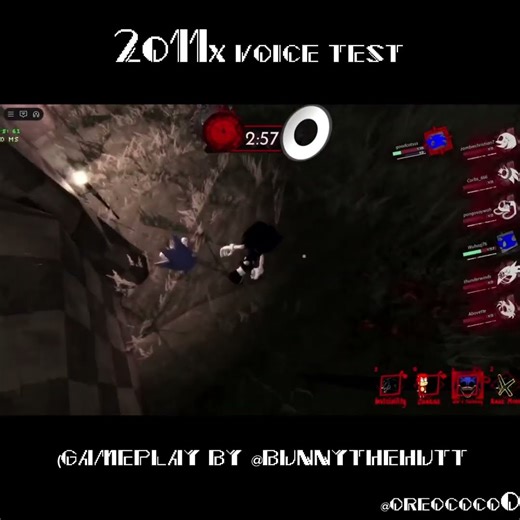 2011x Voice Test | (Gameplay by @BunnyTheHutt) | #sonic #sonicexe #outcomememories #roblox #shorts