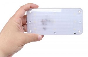 Opti-Brite 12V LED RV Dome Light - Single - 5-3/4" Long - Cool White Optronics RV Interior Lights IL