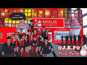 ✿J.K.F✿ || Mixue Party 🍦⛄️|| Drama Sakura School Simulator || #mirchannel