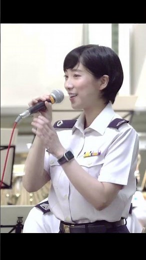 「自衛隊歌姫共演第3版」三宅由佳莉、鶫真衣 (明日へ・つばさ) 海上自衛隊東京音楽隊、陸上自衛隊中央音楽隊 #Shorts