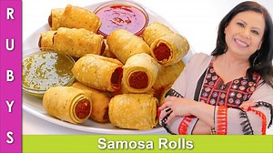 12K views · 633 reactions | Aloo Samosa Roll Up Recipe | Ruby ka Kitchen | Facebook