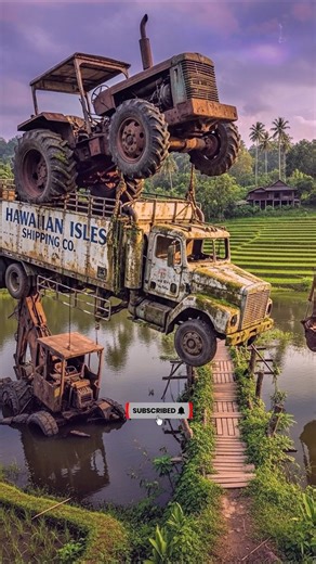 Travel Exploring | Abandoned Tractor | Mysterious Jungle | #shorts #trending #part248