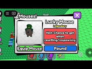 Guide How To Get LUCKY MOUSE On Roblox Find The Mouse