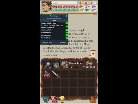 Life in Adventure Mod Apk v1.1.43 (9999 Gems, 100% win, Adventure's guild, Unlimited Stats and more)