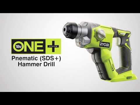 Ryobi ONE+ 18V Pneumatic SDS+ Hammer Drill Introduction video