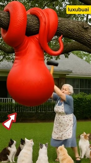 what's in the python's stomach #animals #ai #funny #viralvideo #python