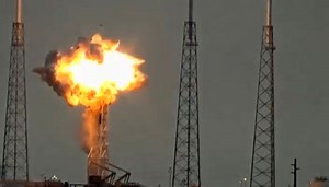 Video: SpaceX Falcon 9 rocket explosion - Caption Story | Daily Mirror