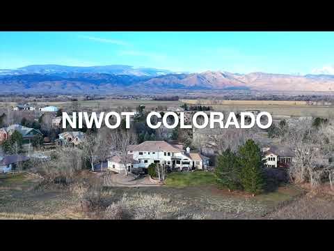 Niwot, Colorado - Aerial Video of 7748 Crestview Lane