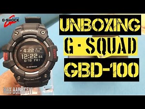 G -SHOCK GBD 100 (G SQUAD) : UNBOXING, TUTORIAL DAN TEST RUN