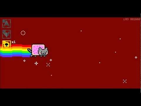 The Pop Tart Cat Game - Gameplay / tutorial (Nyan Cat)