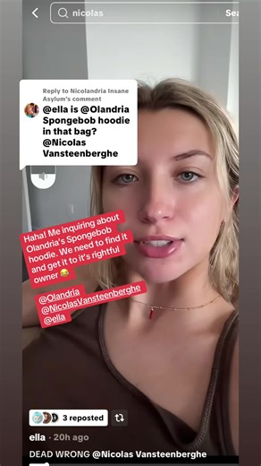 Replying to @Nicolandria Insane Asylum Haha! Me inquiring about Olandria’s Spongebob hoodie. We need to find it and get it to it’s rightful owner 😂 #nicolandria #supermode #dj #fyp #trending