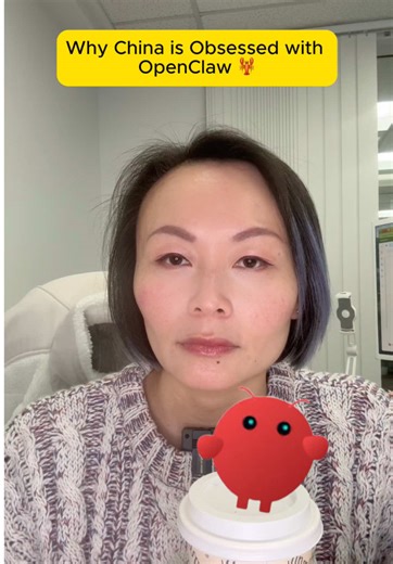 China’s newest AI trend: “raising the lobster.” 🦞 People are using OpenClaw to automate work, write reports, and even start their own business. Would you try raising your own AI lobster? #OpenClaw #AItrend #ChinaTech #TechTok