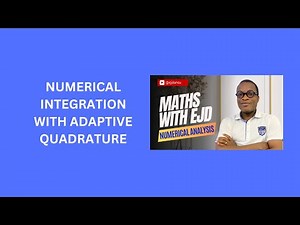 41. Numerical Integration with Adaptive Quadrature