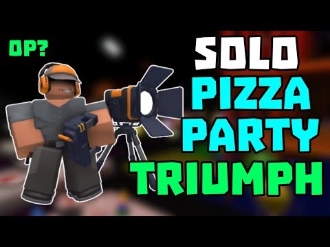SOLO Pizza Party Triumph with Spotlight Tech + Full Guide | TDS Tower Defense Simulator