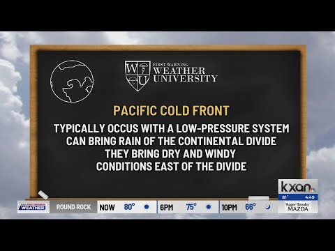 Explainer: Pacific cold fronts