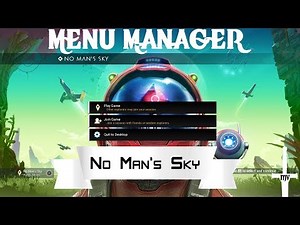 Menu Manager for NMS - No Man's Sky mod installer using Vortex