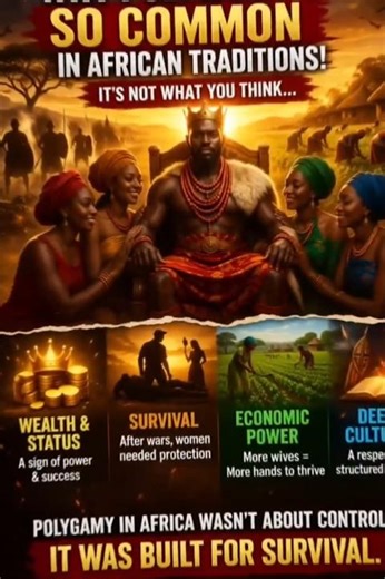 Why Polygamy Is So Common in Africa (The Truth They Don’t Teach You) #africanhistory #polygamy