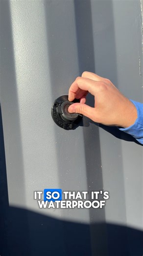 USA Containers on Instagram: "Power up your container the easy way. ⚡ Our Plug-and-Play AC Port Plug with Integrated Extension Cord gives you safe, reliable electricity without the hassle of hard wiring. ✔️ All-in-one solution with built-in extension cord ✔️ Weatherproof & rugged design ✔️ Heavy-duty 15-amp performance ✔️ Simple DIY installation — no wiring required ✔️ Works with any standard extension cord Turn your shipping container into a powered workspace or storage unit in just minutes. &#