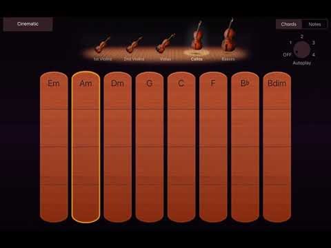 Most common cello chords.