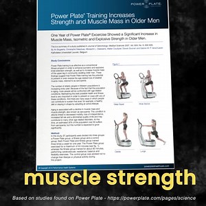 Is Power Plate’s vibrating surface the key to building stronger bones? When you stand on it, it sends tiny vibrations throughout your body. This causes your muscles to rapidly contract and relax, which helps engage more muscle fibers while increasing circulation and oxygen delivery to the cells. These vibrations also exert force on the bones, causing them to respond by building stronger tissue. The result is stronger bones & muscles in a shorter amount of time compared to regular exercise. Want 
