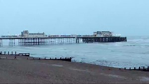 Worthing Pier has faced a barrage of storms over the years, so bad that it collapsed completely under the weight of one. Read all about it: https://www.sussexexpress.co.uk/heritage-and-retro/retro/historic-pictures-show-how-worthing-pier-has-been-hit-by-disaster-over-the-past-160-years-4913932 | Worthing Herald