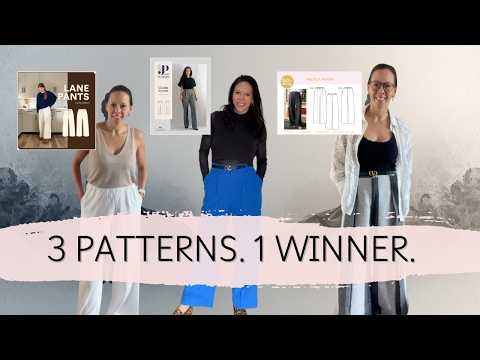 I Sewed 3 Indie Trouser Patterns—Here’s the Best One (Honest Comparison)