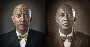 Wet Plate Photography Makes Tattoos Disappear
