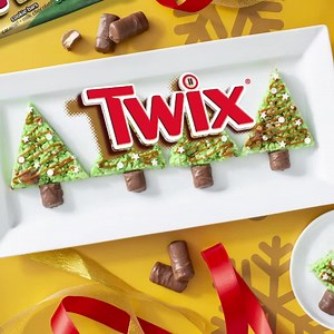 3.6K views · 105 reactions | What? They’re Twix JANUARY Trees. I’m not late posting this. Full recipe on our YouTube. | Twix | Facebook