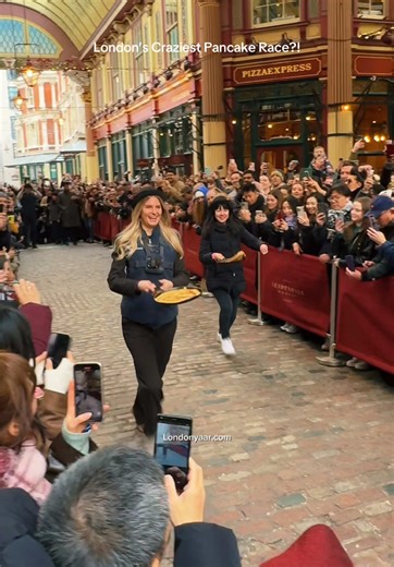 London’s Unique Pancake Day Race at Leadenhall Market
