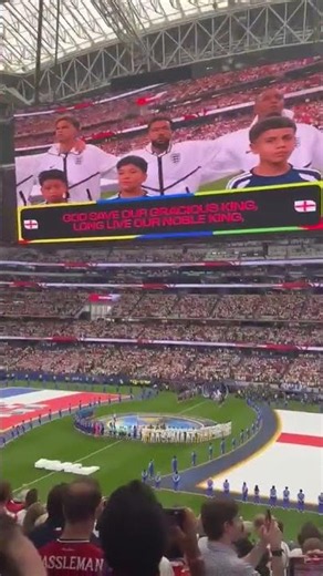 UK NATIONAL ANTHEM: GOD SAVE THE KING at the ENGLAND vs CROATIA WORLD CUP 2026