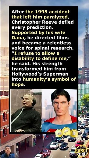 Christopher Reeve showed us the real meaning of hero