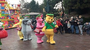 11K views · 731 reactions | Winnie the Pooh characters - Pooh, Piglet, Eeyore, Tigger and Rabbit - dressed as mail carriers in the Disneyland Paris Christmas parade back in 2018. This was such a fun Christmas parade with great music. We also enjoy Mickey’s Dazzling Christmas Parade just as much. #disneylandparis #dlp #dlpholidays #dlrp #disneylandpark #winniethepooh #piglet #tigger #eeyore #disneyparade #disneyholidays #disneychristmas | Mousesteps | Facebook