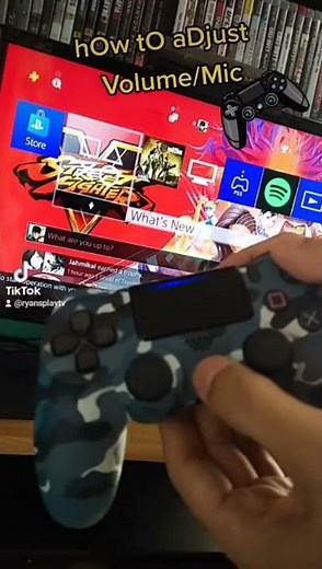 How to Adjust PS4 mic/audio volume . #Shorts