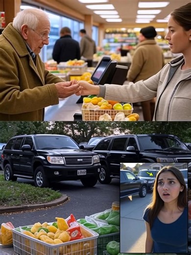 3.2K views | A girl pays an old man for groceries - a few hours...