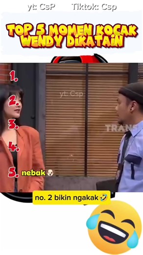 Top 5 Momen Kocak Wendy yang Bikin Ngakak