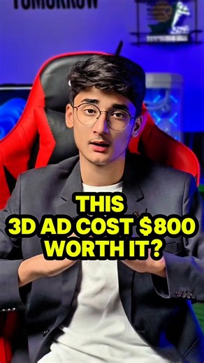 13K views · 197 reactions | This 3D Ad Cost $800 – Was It Worth It?...