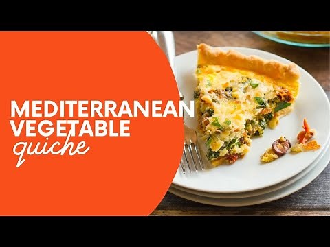 Veggie Mediterranean Quiche