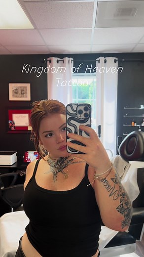 Top piece is almost healed bottom is fresh🫡 #tattoo #tattoos