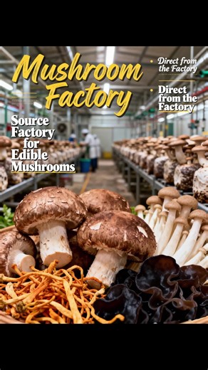This Is How Premium Mushrooms Are Grown at Scale #MushroomFactory #BehindTheScenes #FoodIndustry #B2BFactory #CleanProduction