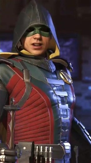 Robin vs. Michelangelo dialogue from Teenage Mutant Ninja Turtles INJUSTICE 2 #shorts #shortvideo