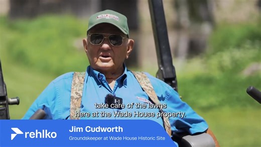 Command PRO 888: Real Power. Real Stories. Meet Jim, groundskeeper at the historic Wade House in Wisconsin, where he cuts 10 to 15 acres of lawn every week. For him, the Rehlko Command PRO 888 is “fantastic”—delivering all-day runtime on a single tank, no oil consumption, easy starts, and power that feels unlimited. | Jefferson Hills Lawn Equipment