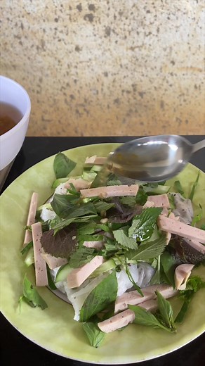 I will buy a bag of Banh Cuon every time I see it at the market. #vietnamesefood #banhcuon #lunch #cooking