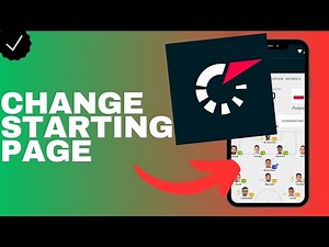 How to change the starting page in the Flashscore app?