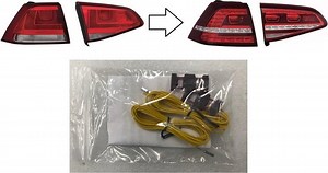 Câble de conversion fixe pour Volkswagen Golf 7 LED Feux arrière VW Golf 7 MK7 feux... | bol