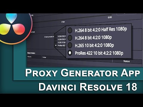 Blackmagic Proxy Generator - Davinci Resolve 18 - Deutsch